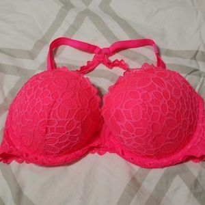 Pink bra